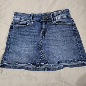 SO Blue Denim Skirt, Size 8 Girls